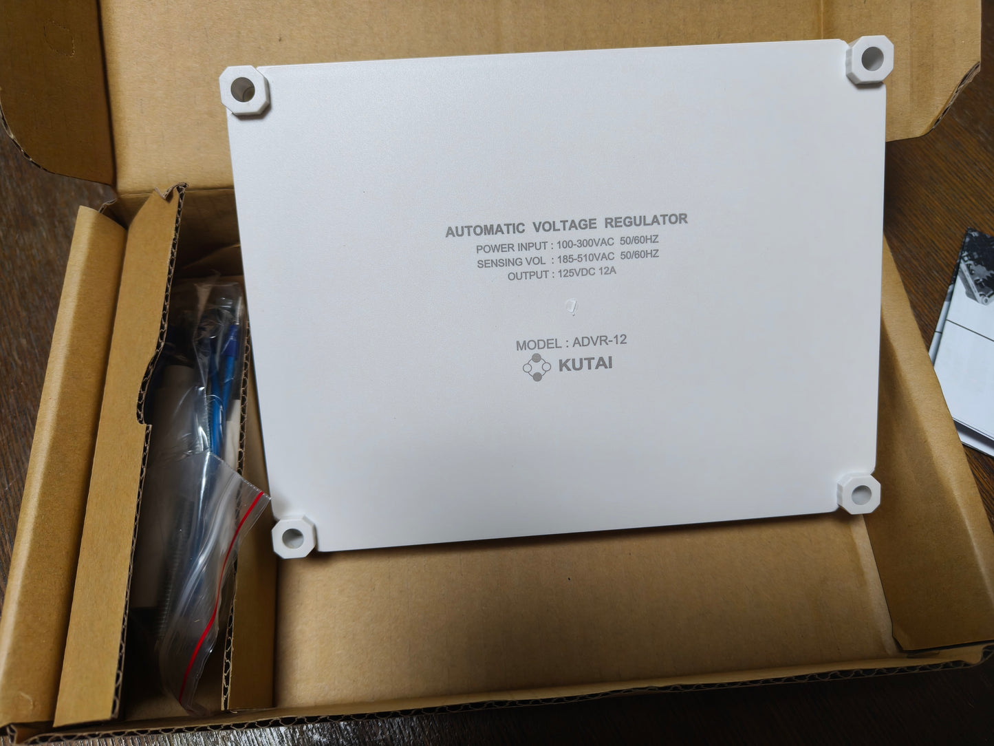 Three Phase Power Input 12Amp AVR ADVR-12