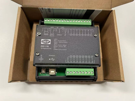 Original DEIF CIO116 Analog Interface Module