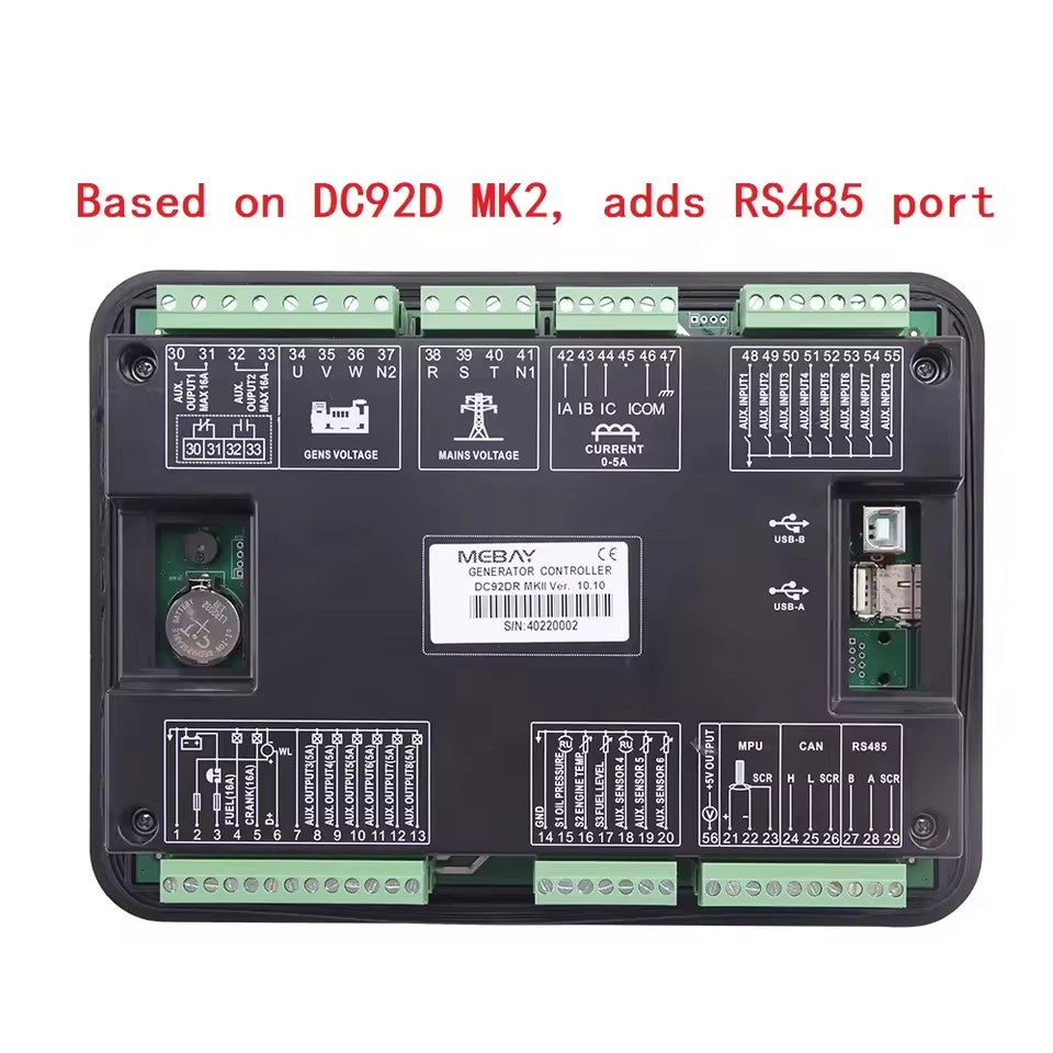 Mebay DC90D DC92D MKII AMF Diesel Generator Controller