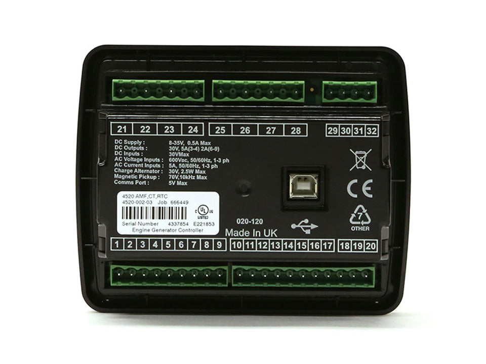Auto Mains (Utility) Failure Control Modules DSE4520